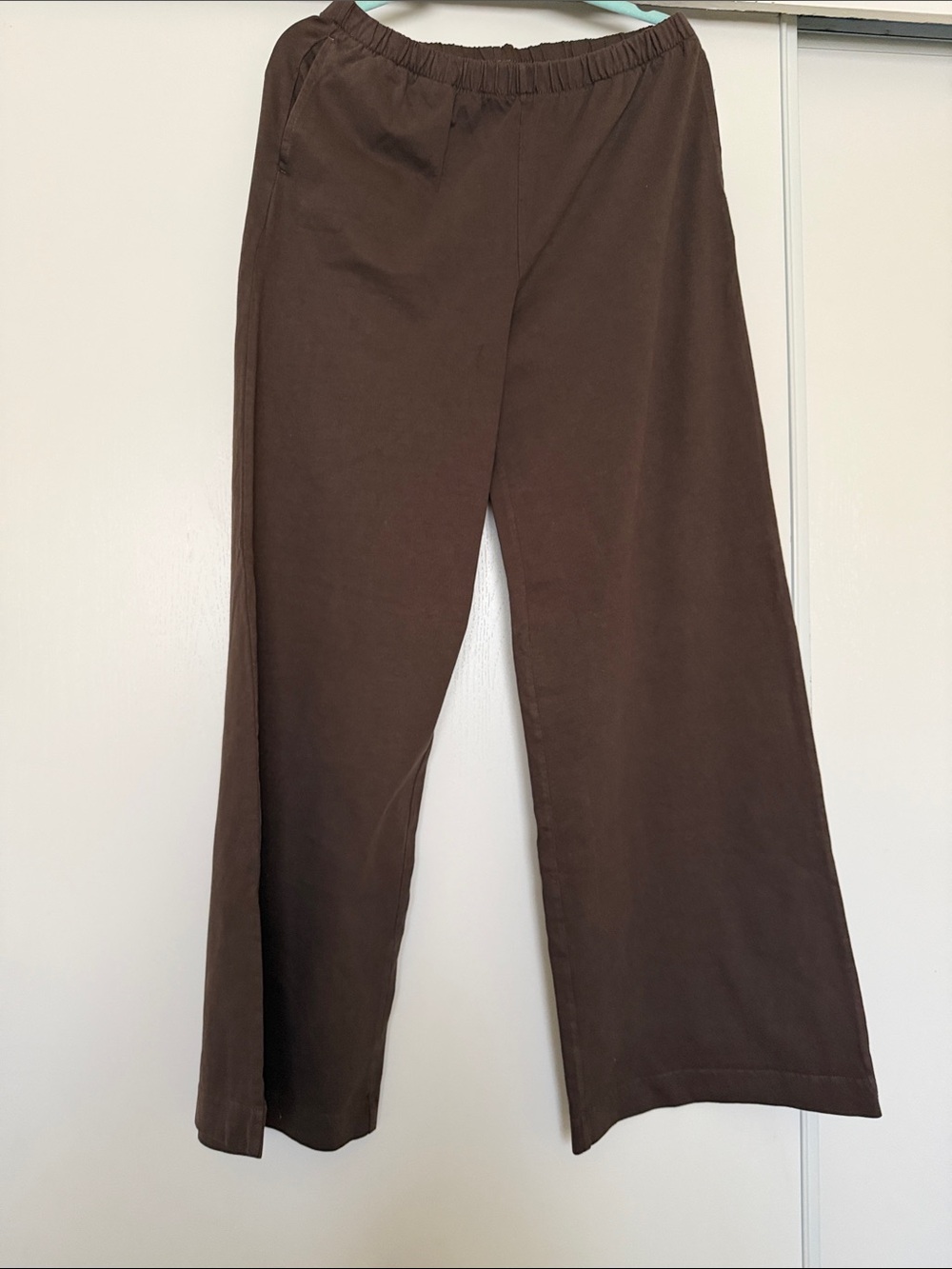 GAP Brown Wide-Leg Pull-On Pants - Picture 4 of 7
